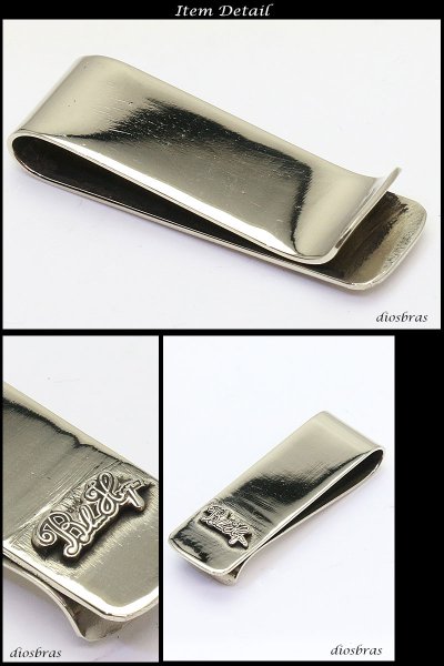 画像3: マネークリップ　ゴールド　プレーン　金　マネークリップ 財布 シンプル　ジュエリー　ウォレット マネークリップ 　メンズ　レディース　男女兼用　メダル　シルバー９２５【メール便送料無料】 (3)