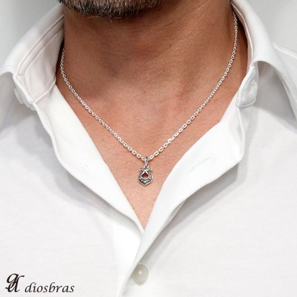 画像3: ホースシュー スモールホースシュー 馬蹄・蹄鉄・スター・星・ネックレス・ペンダント・シルバー925製銀・メンズ・レディース・　シルバー925ペンダント/ペンダント トップ ネックレス/ ネックレス メンズ レディース【メール便なら送料無料】 (3)