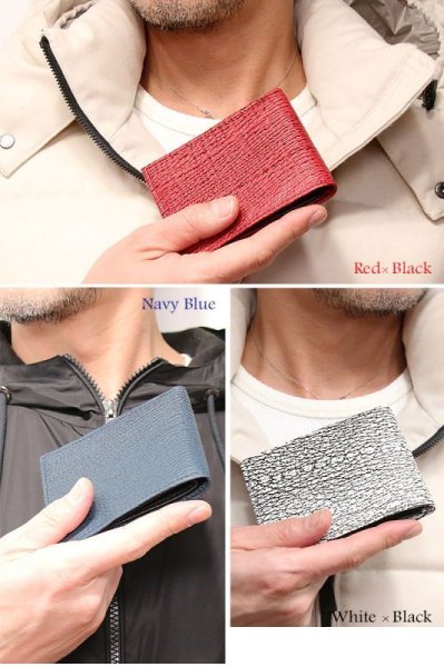 画像20: サメ革 二つ折り財布 ショートウォレット LAVIE-ラビエ- 財布 シャークスキン ミニ財布 極薄 ショート メンズ レディース 本革 鮫革  大容量 本格派向け拘り財布 気仙沼産シャークスキン  ジッパー  財布 ヌメ革 レザーウォレット ウォレット  牛革 紳士 婦人 エコレザー認定 (20)