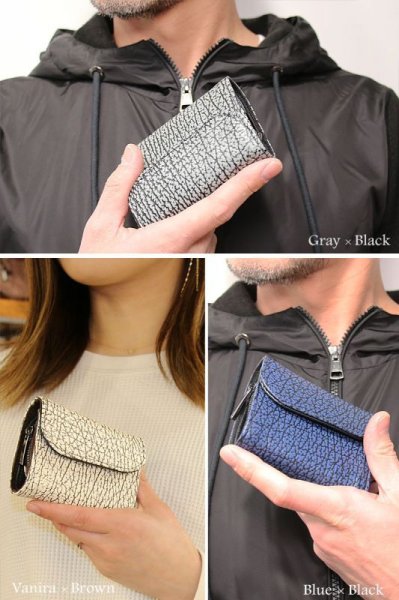 画像19: サメ革 二つ折り財布 ショートウォレット 財布 シャークスキン ミニ財布 極薄 ショート メンズ レディース 本革 鮫革 大容量 本格派向け拘り財布 気仙沼産シャークスキン ジッパー 財布 ヌメ革 レザーウォレット ウォレット 牛革 紳士 婦人 エコレザー認定 (19)