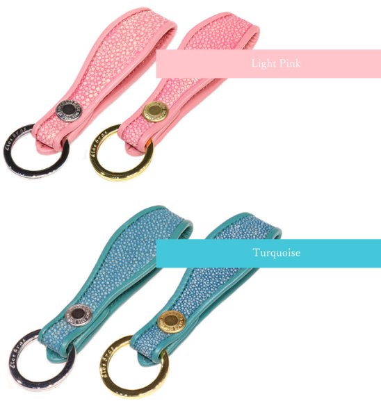 画像7: Maro-マロ- キーホルダー キーチェーン キーストラップ ガルーシャ スティングレイ エイ革 スティングレー キーホルダー キーループ キーストラップ キーホルダー ネームタグ 革 名入れ ネームプレート キーケース レザー スーツケース ネームホルダー (7)