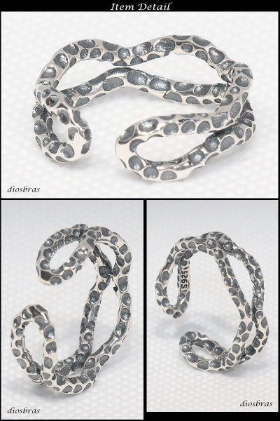 画像3: 【シルバーリング】たたき 叩き【鏡面リング】【シルバーアクセサリー】 プレーン シンプル フリーサイズ シルバーアクセサリー メンズ シルバーリング 指輪 シルバー925 メンズアクセサリー 大きいサイズ 【メール便なら全国送料無料】 (3)