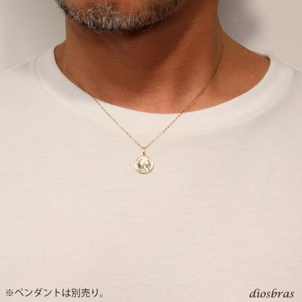 画像7: k18 18金 小豆チェーン 1mm幅 長あずきチェーン アズキチェーン ゴールド  18金 メンズ レディース 18金  ネックレス 45cm 50cm (7)