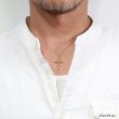 画像13: 日本製 クロス　十字架 ペンダント k18　コイン　シンプル ゴールド 18k メンズ レディース クロスペンダント 18金 チャーム クロス　ペンダント　アズキチェーン　長あずきチェーン/ペンダント トップ 小豆チェーン/ネックレス (13)
