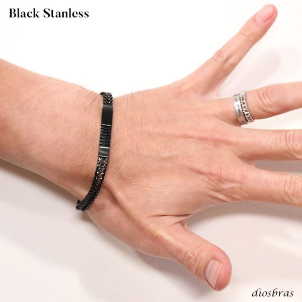 画像2: バングル ステンレス 316L サージカルステンレス プレーン ステンレスブレスレット ステンレスバングル シルバーブレスレット ゴールド シルバー ブラックニッケル 【 メンズ レディース SILVER925 ステンレススティール シルバーアクセ 喜平 キヘイ (2)