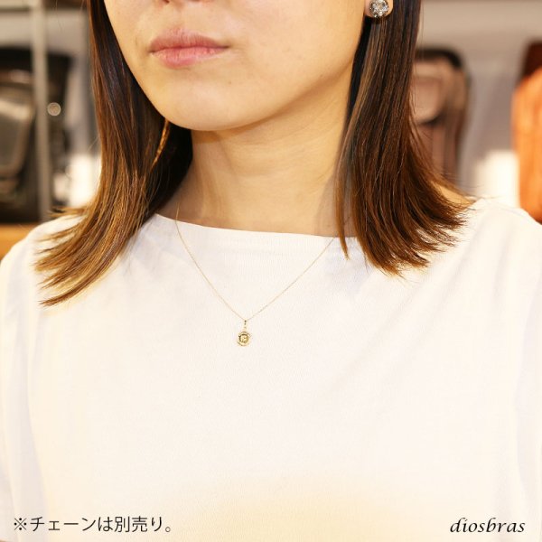 画像2: コイン ペンダント k18 8mm トップのみ 単品 クイーンエリザベスコイン シンプル ゴールド 18k メンズ レディース クロスペンダント 18金 チャーム クロス ペンダント コイン 金貨 ペンダント トップ  ネックレス/ ネックレス SS (2)