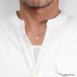 画像11: コイン ペンダント k18 8mm　クイーンエリザベスコイン　シンプル ゴールド 18k メンズ レディース クロスペンダント 18金 チャーム クロス　ペンダント　コイン　アズキチェーン　金貨　長あずきチェーン/ペンダント トップ 小豆チェーン/ネックレス/ 　SS (11)