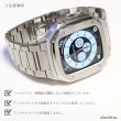 画像25: apple watch アップルウォッチ  バンド ステンレス ケース　カバー 一体型 バンド ラバー 高級ベルト ケースバンド メンズ ベルト ステンレス 44mm 40mm 41mm 45mm 46mm 42mm 一体型 おしゃれ 腕時計 プレゼント クロコダイル レザーストラップ  Series4/5/6/7/8/9/10/SE (25)