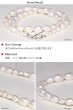 画像3: パール 真鍮ビーズネックレス Pearl 楕円 ネックレス パール ブレス 淡水パール シルバー925 メンズ 男性 レディース 女性 ブランド ネックレス 芸能人 着用 愛用 (3)