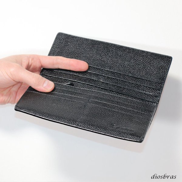 画像8: 財布 スティングレイ ガルーシャ 二つ折り長 財布 極薄 スティングレー エイ革 ラウンドファスナー メンズ レディース 本革 エイ革 大人気 ウォレット ガルーシャ ラウンド ジッパー ZIPPER ヌメ革 レザーウォレット ロングウォレット バイカー 長財布 牛革 紳士 婦人 (8)