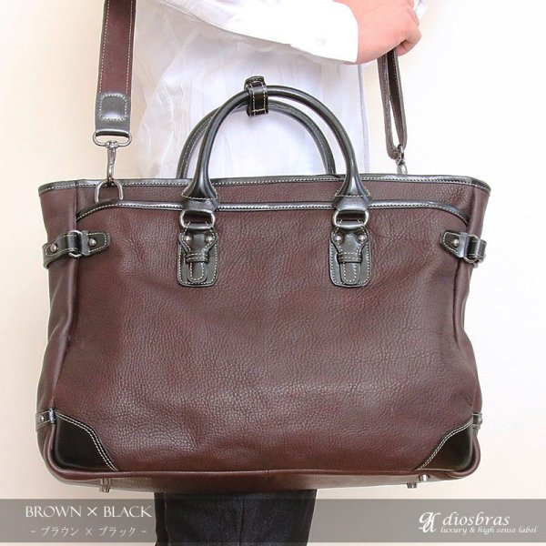 画像12: 革 トートバッグ ビジネスバッグ レザー 牛革 トートバッグ メンズ ショルダーバック 本革 ブリーフケース バッグ 本革 鞄 男性 ギフト 旅行 通勤 小銭入れ A4ファイル A4サイズ 軽量 軽い 大容量 レディース 最高級カーフスキン プレゼントに大人気PUレザーにはない質感 (12)