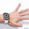 画像17: apple watch アップルウォッチ  バンド 合金製　ステンレス ケース　カバー 一体型 バンド ラバー 高級ベルト ケースバンド メンズ ベルト ステンレス 44mm 45mm 一体型 おしゃれ 腕時計 プレゼント クロコダイル レザーストラップ  Series4/5/6/7/8/SE (17)