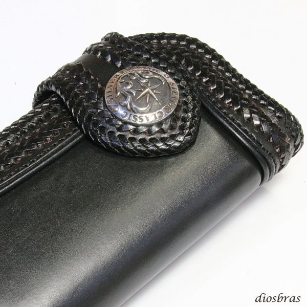 画像2: コンチョ コンチョ 太陽神 サンマーク  クロス 十字架 アラベスク コイン  アラベスク インディアン シルバープラス  L  コンチョシルバー925コンチョ ナバホ 財布 ウォレット メンズ  ネジ式  メール便送料無料 (2)