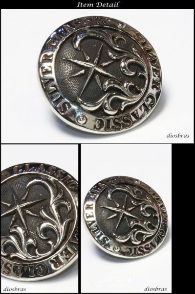 画像3: コンチョ コンチョ 太陽神 サンマーク  クロス 十字架 アラベスク コイン  アラベスク インディアン シルバープラス  L  コンチョシルバー925コンチョ ナバホ 財布 ウォレット メンズ  ネジ式  メール便送料無料 (3)