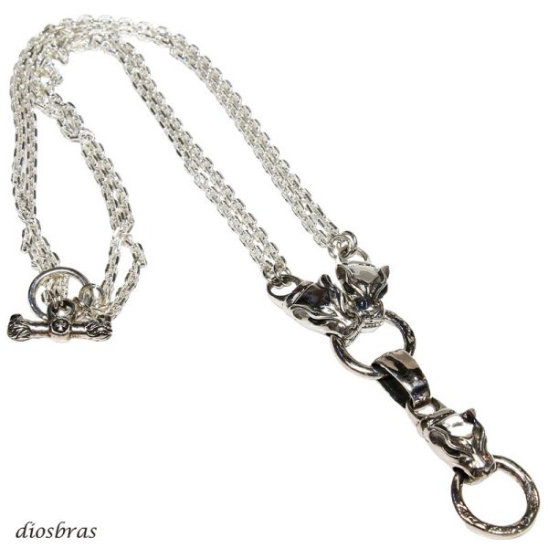 画像2: ライオン ヘッド  ネックレス リング シルバー925 ペンダント トップ シルバー 925 ネックレス  ネックレス 獅子 頭環  メンズ レディース (2)