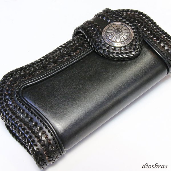 画像5: コンチョ コンチョ ネイティブ コイン ホピ サンフェイス インディアンジュエリー  アラベスク インディアン シルバープラス  L  コンチョシルバー925コンチョ ナバホ 財布 ウォレット メンズ  ネジ式  メール便送料無料 (5)