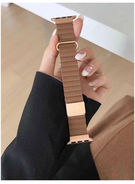 画像12: アップルウォッチ AppleWatchバンド applewatchベルト レーザーバンド レーザーベルト マグネット applewatch8 applewatch7 バンド アップルウォッチ本革ベルト アップルウォッチバンド 38mm 40mm 41mm 42mm 44mm 45mm アップルウォッチSE アップルウォッチ7 6 5 4 3 2 (12)