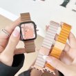 画像2: アップルウォッチ AppleWatchバンド applewatchベルト レーザーバンド レーザーベルト マグネット applewatch8 applewatch7 バンド アップルウォッチ本革ベルト アップルウォッチバンド 38mm 40mm 41mm 42mm 44mm 45mm アップルウォッチSE アップルウォッチ7 6 5 4 3 2 (2)