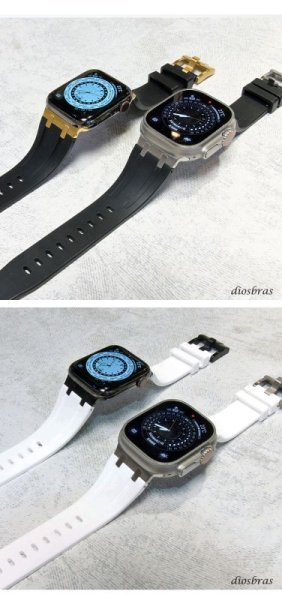 画像9: アップルウォッチ 高級 バンド シリコン スポーツ ラバーバンド apple watch バンド アップルウォッチバンド 42mm 44mm 45mm 49mm  6 /7/8/ULTRA/SE おしゃれ かわいい レディース バンド くすみカラー (9)