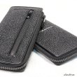 画像10: 財布 スティングレイ ガルーシャ 財布 スティングレー エイ革 ラウンドファスナー メンズ レディース 本革 スティングレー ラウンド ジッパー 財布 ヌメ革 レザーウォレット ロングウォレット  長財布 牛革 紳士 婦人  スティングレイ (10)