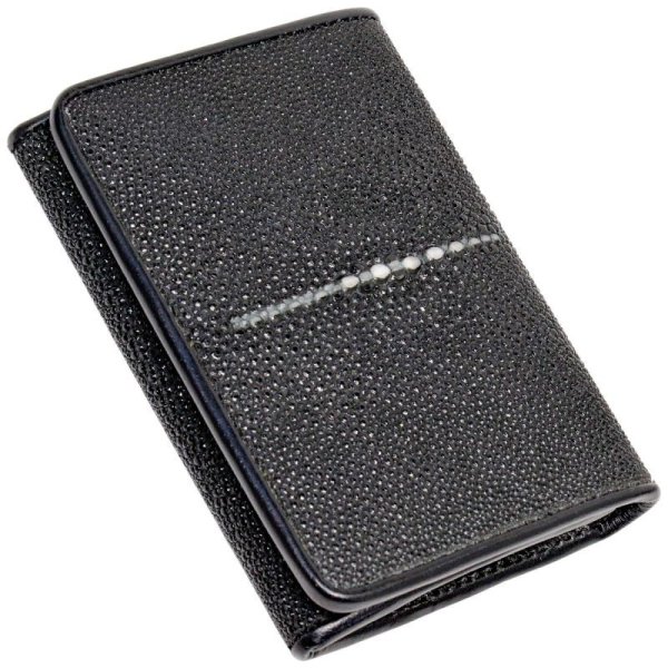 画像19: カード入れ　名刺入れ　定期入れ　パスケース メンズ レディース パス入れ　免許証入れ　紳士　婦人　メンズ　レディース 本革　ガルーシャ　スティングレイ　エイ革 カードケース　名刺入れ　ポイントカード　クレジットカード 収納　牛革 スティングレー　GARE-ガレ- (19)