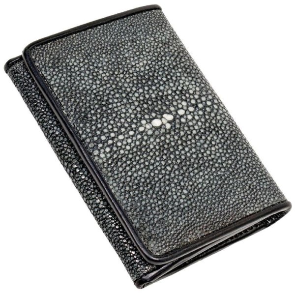 画像20: カード入れ　名刺入れ　定期入れ　パスケース メンズ レディース パス入れ　免許証入れ　紳士　婦人　メンズ　レディース 本革　ガルーシャ　スティングレイ　エイ革 カードケース　名刺入れ　ポイントカード　クレジットカード 収納　牛革 スティングレー　GARE-ガレ- (20)