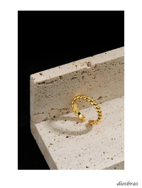 画像6: シルバーリング  リング ねじり マリーナ マリン チェーン アンカー リング ツイスト 3つ編み 4つ編み シルバーアクセサリー メンズ 指輪 シルバー925 フリーサイズ (6)