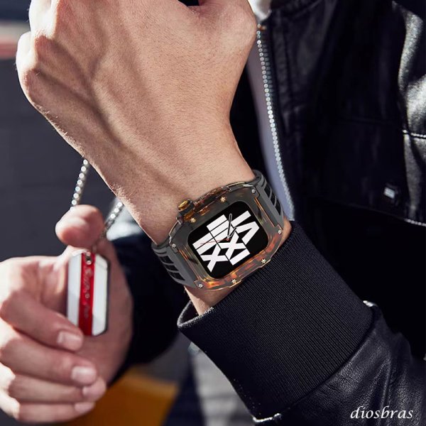 apple watch アップルウォッチ ステンレス ケース バンド ラバー