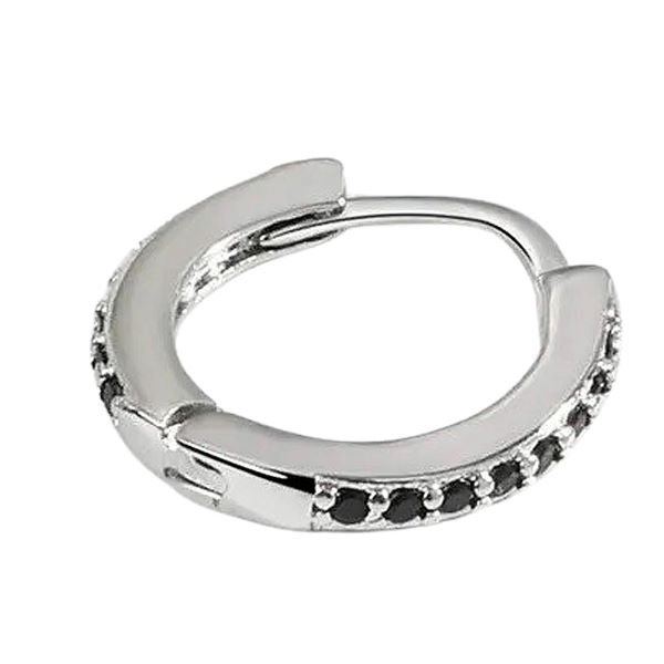 画像7: ピアス フープ リング 全面 ジルコニア ピアス ピアス  シルバー925  ピアス  片方 ピアス片耳 片耳販売 ピアス メンズ レディース (7)