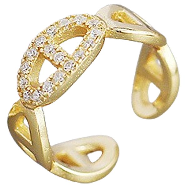 画像11: イヤーカフ シルバー 925  フープ リング マリーナ マリーン アンカー チェーン ジルコニア CZ ノンホール ミニマム ミニマリスト ゴールド シルバー 片耳 金属アレルギー対応 刻印 片耳 片方販売ピアス メンズ レディース (11)