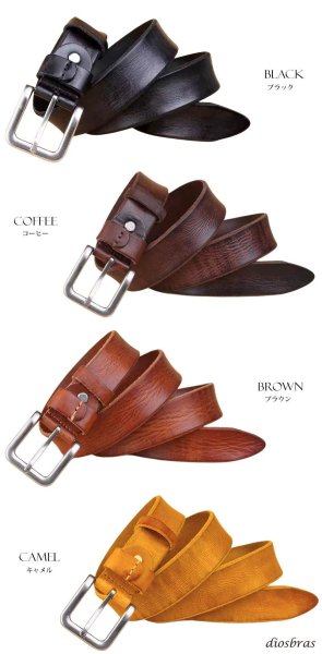 画像6: レザー ベルト フルグレインレザー ベジタブルタンニン カウハイド メンズ 本革 ビジネス ロング 本革ベルト 黒 茶 メンズベルト 男性用 カジュアル おしゃれ シンプル 革ベルト メンズベルト 父の日 紳士用 ビジネス  ヴィンテージ キャメル ブラウン ブラック 32mm 4.3mm厚 (6)