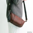 画像3: ボディバッグ 本革 ワンショルダーバッグ 革 メンズ ハンドメイド レザー ボディーバッグ レザーバッグ シャークスキン サメ革 鮫革 宮城県 気仙沼産ヨシキリザメ 吉切鮫 ブルーシャーク　牛革 ショルダーバック ショルダー   バッグ  大容量  国内唯一エコレザー認定 (3)