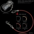 画像1: 【diosbras-ディオブラス-】ウォレットチェーン　ウォレット　シルバーコーティング　ホワイトブラス　白　真鍮製　シルバー９２５　レーン　コード　ロープ　財布　チェーン ローマ数字 レザー　牛革 (1)