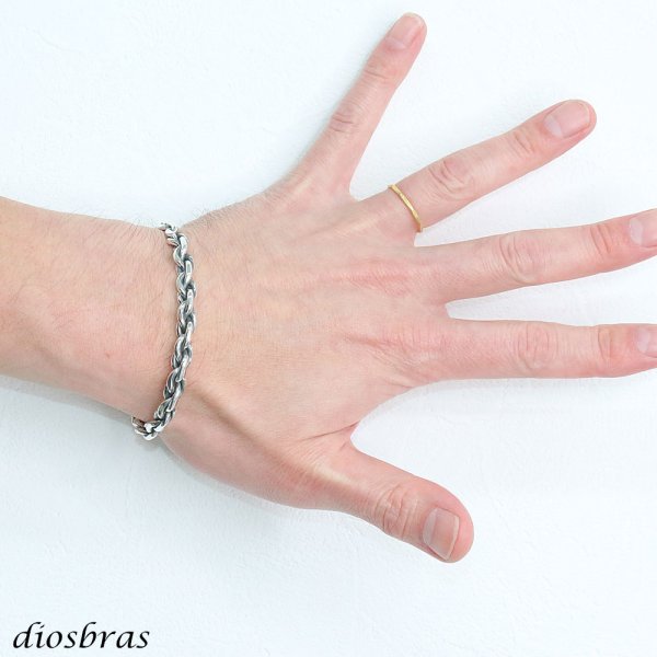 画像3: チェーン バングル ブレスレット チェーン シルバーブレスレット シルバーアクセサリー シルバーアクセサリー メンズ シルバーバングル ブレスレット バングル シルバー925 メンズアクセサリー プレゼント 人気 (3)