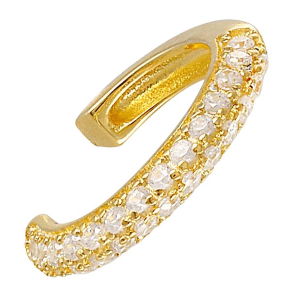 画像8: イヤーカフ シルバー925 フープ リング ジルコニア CZ ノンホール ミニマム ミニマリスト ゴールド シルバー 金属アレルギー対応 刻印 片耳 片方販売ピアス メンズ レディース (8)