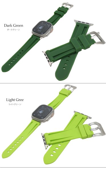 画像6: アップルウォッチ Apple watch 49mm ULTRA2 ULTRA ウルトラ  バンド ベルト ラバーバンド RUBBER おしゃれ バタフライバックル ブラック/ネイビー/オレンジ/グリーン/グレー/ホワイト メンズ 全サイズ対応 バンド シリコン スポーツ くすみカラー (6)