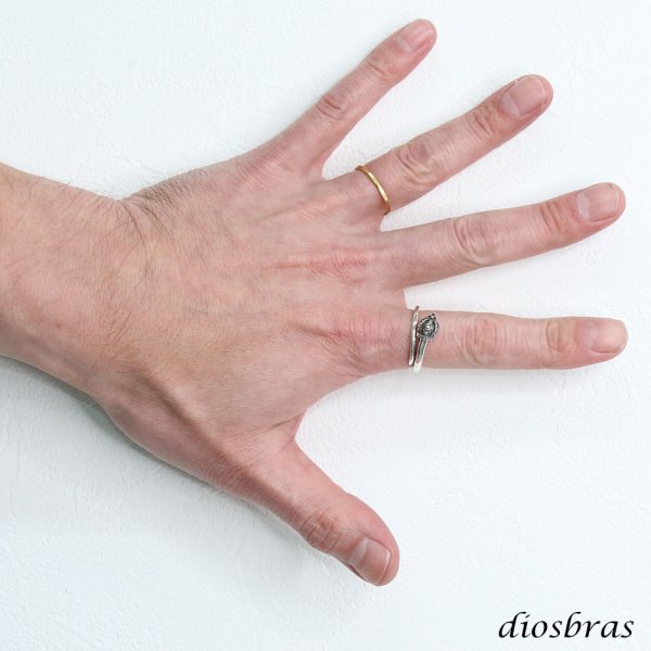 画像3: シルバーリング 王冠 クロス フリーサイズ 十字架 リング シルバーアクセサリー クラウン メンズ 指輪 シルバー925 メンズアクセサリー 大きいサイズ フリーサイズ (3)