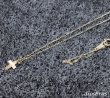 画像2: クロス 十字架 ペンダント k10 10金トップ シンプル ゴールド 10k メンズ レディース10金 チャーム クロス ペンダント コイン 金貨 ペンダント トップ  ネックレス  ネックレス　チェーン付き (2)