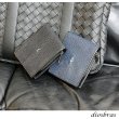 画像12: メンズ二つ折り レザーウォレット 本革 スティングレイ エイ革 ガルーシャ シンプルウォレット スリム 薄い 短財布 レザーウォレット 革財布 皮財布 ショートウォレット ウォレット 紳士財布 婦人財布 サイフ 二つ折り財布 メンズ レディース 財布 L型コインファスナー (12)