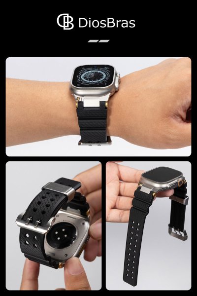 画像4: アップルウォッチ 高級 バンド シリコン スポーツ ラバーバンド apple watch バンド アップルウォッチバンド 44mm 45mm 46mm 49mm  6 /7/8/ULTRA/SE おしゃれ かわいい レディース バンド くすみカラー (4)