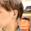 画像3: ピアス ジッパー ファスナー ドロップピアス  シルバーアクセサリー シルバーピアス シルバー925 ピアス  片方  ピアス片耳 片方販売ピアス メンズ レディース (3)