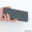 画像2: メンズ長財布 レザーウォレット 本革 サドルレザー 牛革 スーパースリム 極薄 メンズ長財布 バイカーズウォレット レザーウォレット メンズ 長財布 革財布 皮財布 ロングウォレット 天然皮革 ハンドメイド ウォレット お財布 紳士財布 ヌメ革 プレゼント ブラック 黒 (2)