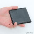 画像2: メンズ二つ折り レザーウォレット 本革 サドルレザー 牛革 シンプル スーパースリム 極薄 メンズ短財布 レザーウォレット 革財布 皮財布 ヌメ革 ショートウォレット 本物 天然皮革 レディース お財布 紳士財布 婦人財布 プレゼント サイフ 二つ折り財布 ブラック 黒 (2)