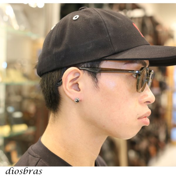 画像3: ピアス  ブラック ジルコニア ワンポイント シルバー925 シルバーピアス  アラベスク   レディース メンズ アクセサリー フレア (3)