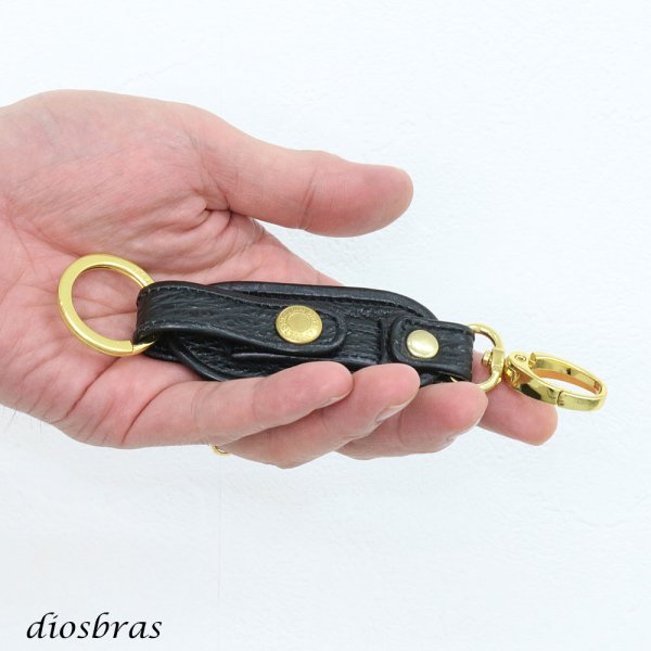 画像2: サメ革 キーケース キーレスホルダー キーループ キーホルダー Ｌ型ジッパー ミニ財布 カードケース 札入れ シャークスキン  極薄 ショート メンズ レディース 本革 鮫革  大容量 本格派向け拘り 気仙沼産シャークスキン  牛革 紳士 婦人 エコレザー認定 (2)