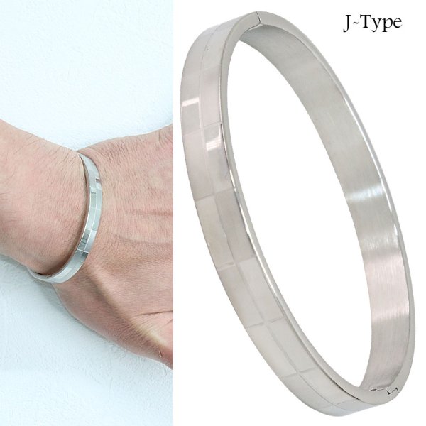 画像12: バングル ステンレス 316L サージカルステンレス プレーン ステンレスブレスレット ステンレスバングル シルバーブレスレット ゴールド シルバー ブラックニッケル 【 メンズ レディース SILVER925 ステンレススティール シルバーアクセ 【diosbras-ディオブラス-】 (12)