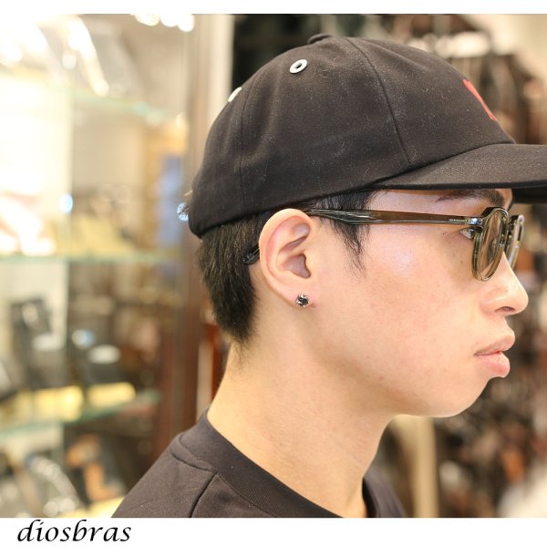 画像3: ピアス ブラックジルコニア ドラゴン 竜 龍 クロウ爪 ゴシック 本物シルバー925 片方 ピアス片耳 片方販売ピアス メンズ レディース メール便なら送料無料 (3)