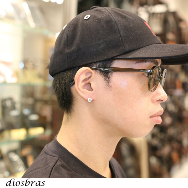 画像3: メンズピアス シルバーアクセサリー シルバーピアス バラ売り 片耳のみ 太陽神 シルバー９２５ サンマーク ネイティブアメリカン インディアン ゴールド (3)