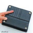 画像10: 長財布 クロス トラッカーウォレット シルバー925製 コンチョ 十字架 レザーウォレット 革財布 本革 レザー シュリンクレザー かぶせ財布 ウォレット ハンドメイド 牛革 レディース おしゃれ スリム メンズ長財布  男性 女性 メンズ財布 ファスナー カード収納 大容量 (10)