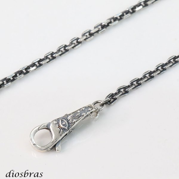 画像3: チェーン フック シルバー925 アイシェイプ フリーメイソン プロビデンス 星 スター クリスチャン カスタムパーツ ロブスター クラスプ ロック 両面デザイン (3)